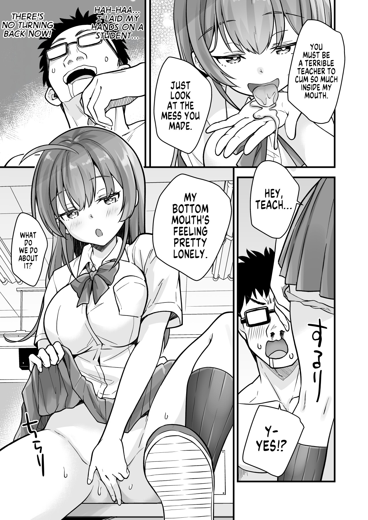 Hentai Manga Comic-The Loser Me Got Turned Into a Girl, so I Tried Having Degenerate Sex With My Teacher-Read-16